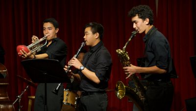 Musicians performing