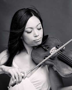 Woman playing violin